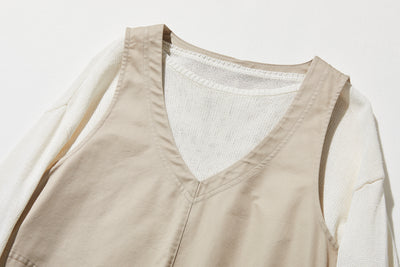 シンプルだから着まわしやすいジャパースカート　ワンピース　ブラック　250211-1