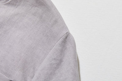 夏に嬉しい通気性◎ 上質リネンの半袖シャツ 羽織りコーデにも　リネン100％　　 250513