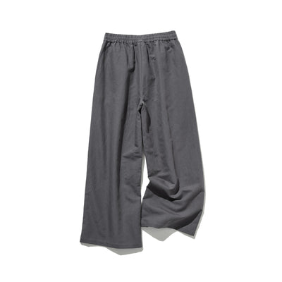 大人のゆとりある着心地 ナチュラル風合いのワイドパンツ 　250402