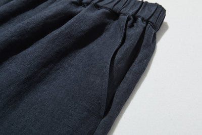 【2025新色】ウエストが楽な着やせワイドパンツ　リネンロングパンツ　秋冬にも　200907