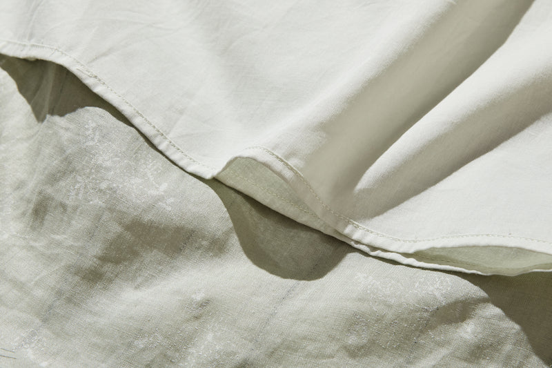 ナチュラルな大人可愛いを叶える 麻100% フラワーフレアスカート　ギャザースカート 　250706