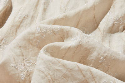 「きちんと感」と「リラックス感」の絶妙なバランス 7分袖ブラウス　麻100％　　250604