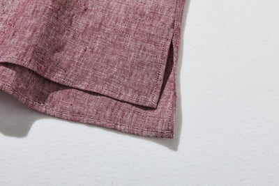 大人の上品で可愛らしい雰囲気をまとうリネン ブラウス　リネン100％　シャツブラウス 250914