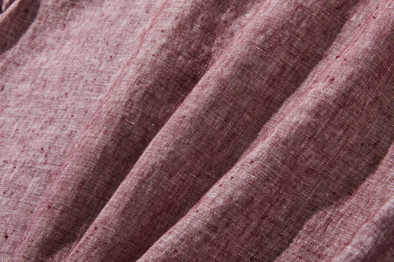 大人の上品で可愛らしい雰囲気をまとうリネン ブラウス　リネン100％　シャツブラウス 250914