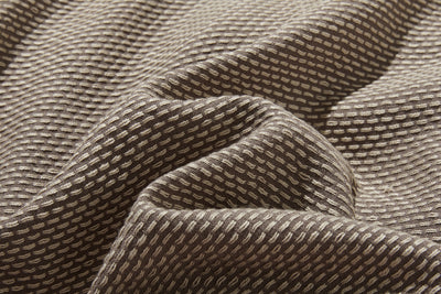 立体シルエットが美しい、ドット織りシャツブラウス　 長袖ブラウス　250919-1