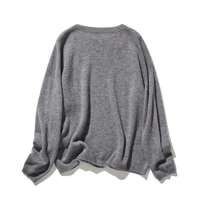 "Number 1" Reliable Simple Design Wool Knit 100% Wool 231110