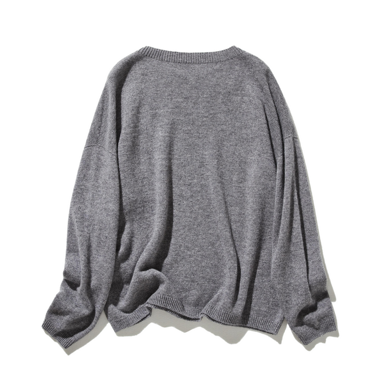 "Number 1" Reliable Simple Design Wool Knit 100% Wool 231110