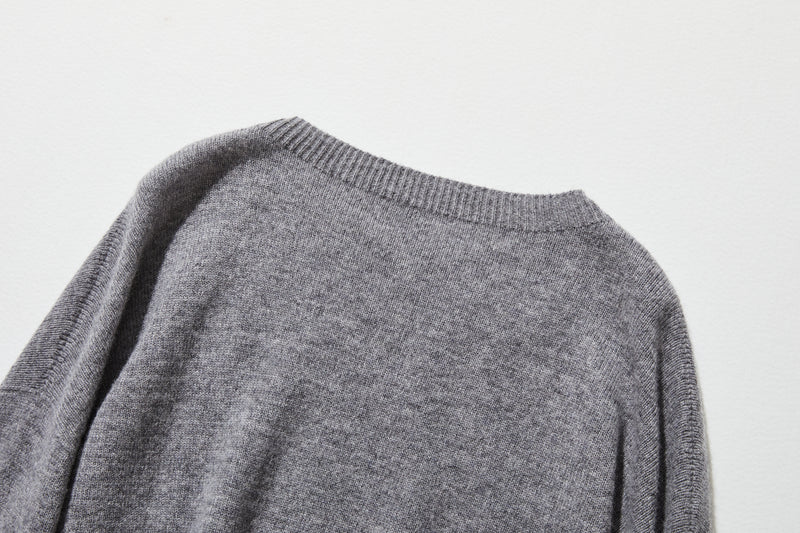 "Number 1" Reliable Simple Design Wool Knit 100% Wool 231110
