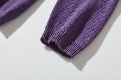 "Number 1" Reliable Simple Design Wool Knit 100% Wool 231110