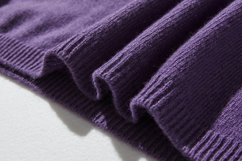 "Number 1" Reliable Simple Design Wool Knit 100% Wool 231110