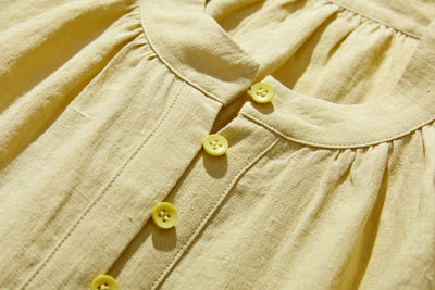 ナチュラルな風合いのリネン チュニック ベルキーリネン使用　　240311