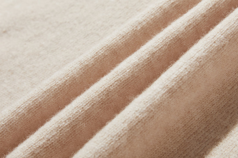 "Number 1" Reliable Simple Design Wool Knit 100% Wool 231110