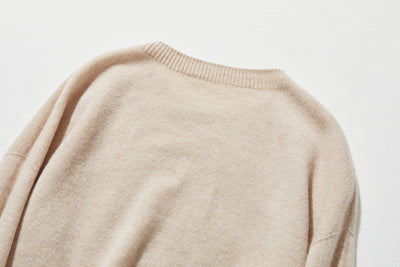 "Number 1" Reliable Simple Design Wool Knit 100% Wool 231110