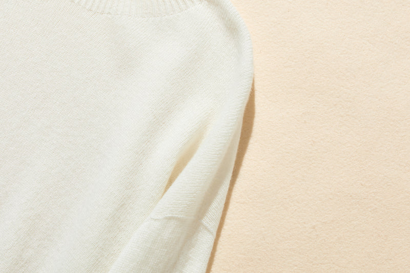 "Number 1" Reliable Simple Design Wool Knit 100% Wool 231110