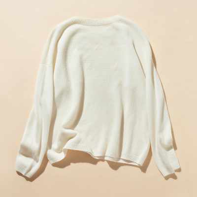 "Number 1" Reliable Simple Design Wool Knit 100% Wool 231110