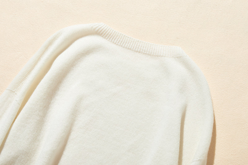 "Number 1" Reliable Simple Design Wool Knit 100% Wool 231110