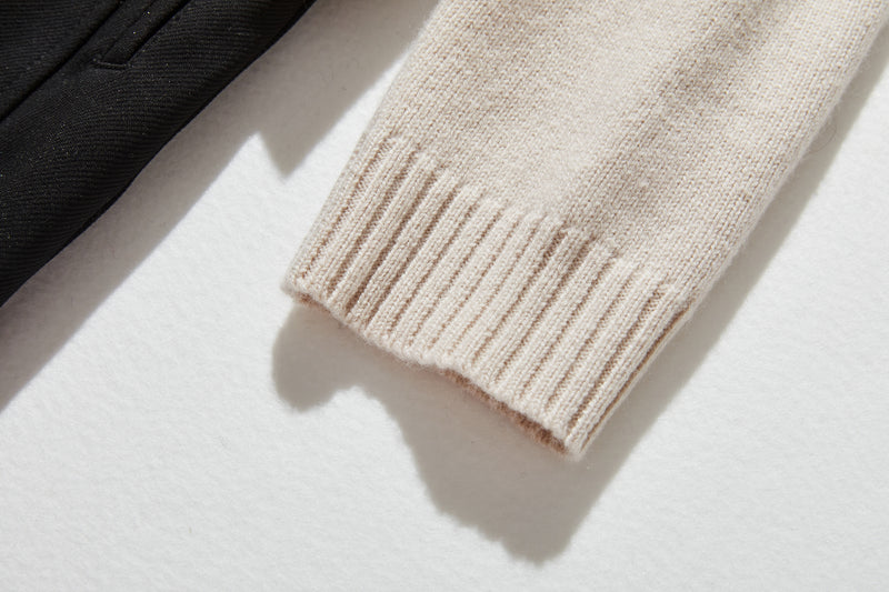 簡約設計，可長期穿著 羊毛開襟衫 100% 羊毛 241029