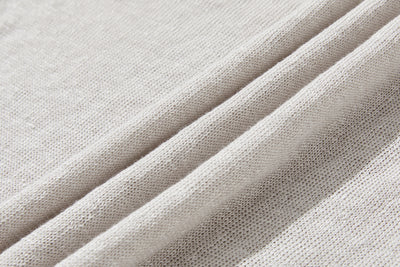 即使在炎熱的季節也能保持涼爽！四分之三袖亞麻開襟衫 防紫外線防曬 240701