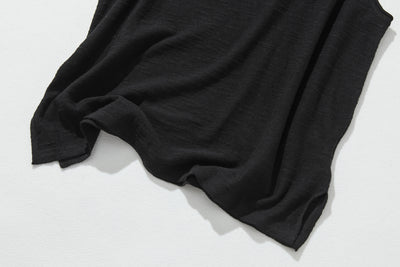 毎日、心地よく着られる実力派タンクトップ　コットンリネントップス    240702