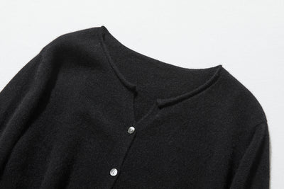 輕盈、溫暖、優雅的羊絨開襟衫 100% 羊絨 241102 