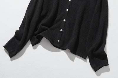 輕盈、溫暖、優雅的羊絨開襟衫 100% 羊絨 241102 