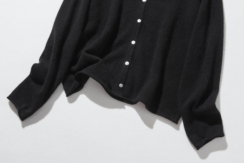 輕盈、溫暖、優雅的羊絨開襟衫 100% 羊絨 241102 