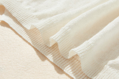 即使在炎熱的季節也能保持涼爽！四分之三袖亞麻開襟衫 防紫外線防曬 240701