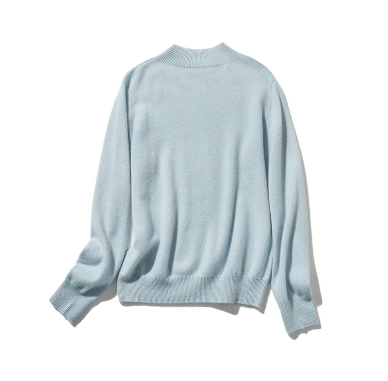 柔軟纖維帶來的極致舒適 100% 羊絨瓶頸 240909