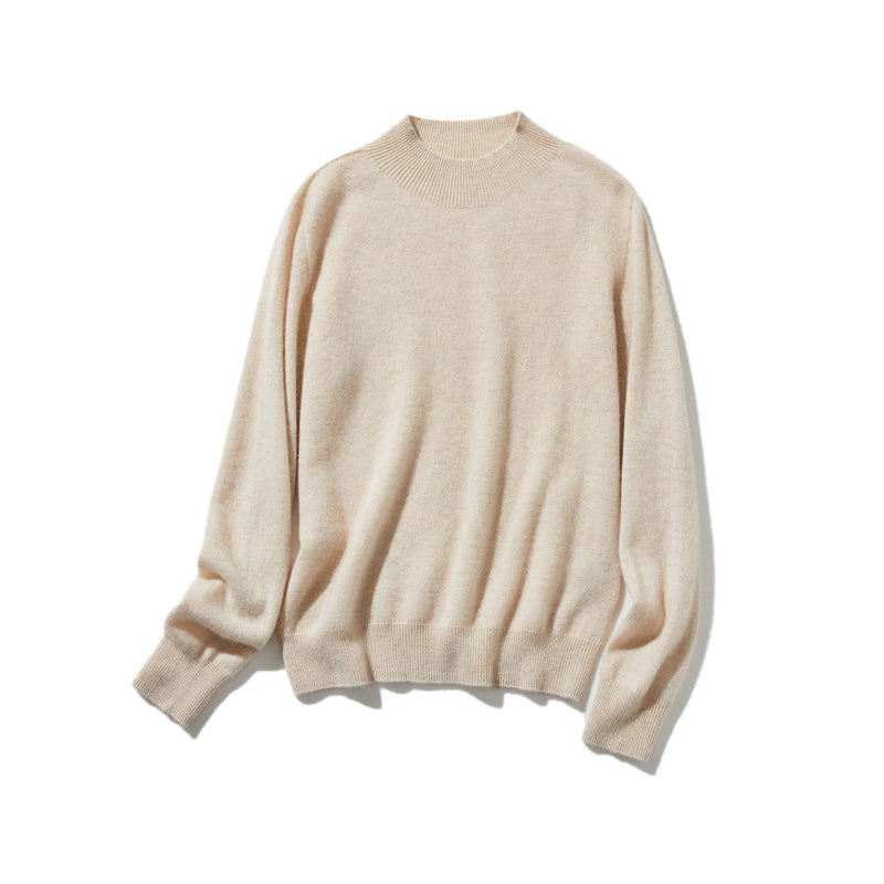 柔軟纖維帶來的極致舒適 100% 羊絨瓶頸 240909