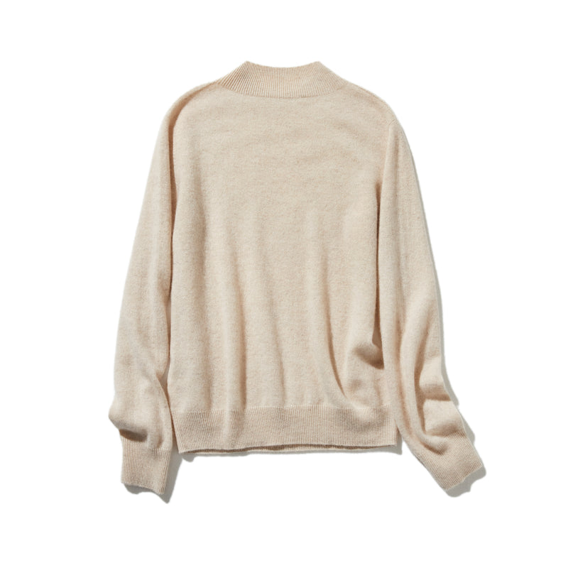 柔軟纖維帶來的極致舒適 100% 羊絨瓶頸 240909