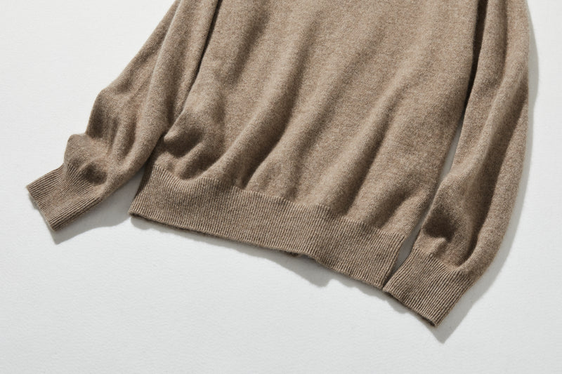 柔軟纖維帶來的極致舒適 100% 羊絨瓶頸 240909