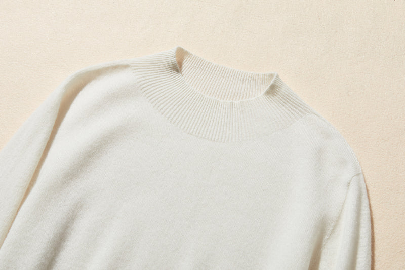 柔軟纖維帶來的極致舒適 100% 羊絨瓶頸 240909