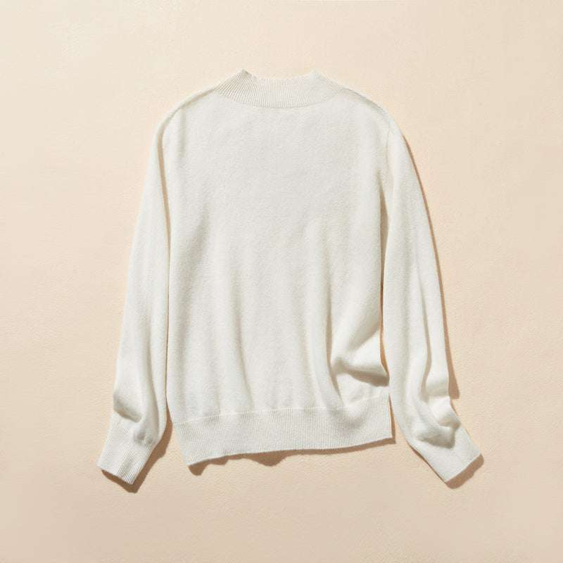 柔軟纖維帶來的極致舒適 100% 羊絨瓶頸 240909