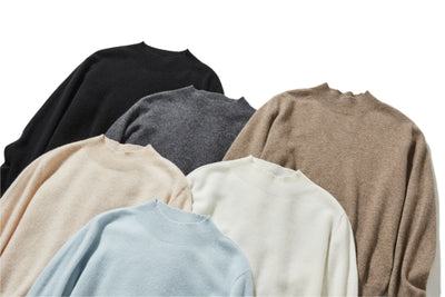 柔軟纖維帶來的極致舒適 100% 羊絨瓶頸 240909