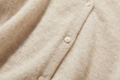 可長期穿著的羊絨開襟衫 V領開襟衫 100%羊絨 241101 