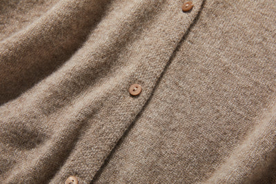 可長期穿著的羊絨開襟衫 V領開襟衫 100%羊絨 241101 