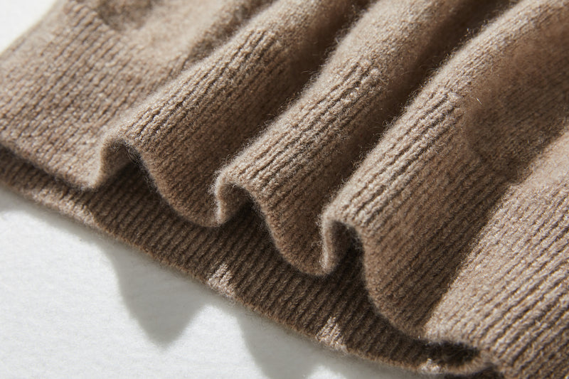 可長期穿著的羊絨開襟衫 V領開襟衫 100%羊絨 241101 