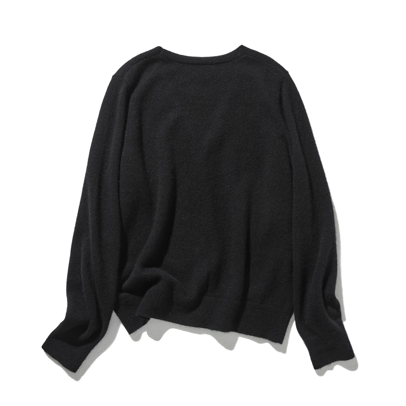 可長期穿著的羊絨開襟衫 V領開襟衫 100%羊絨 241101 