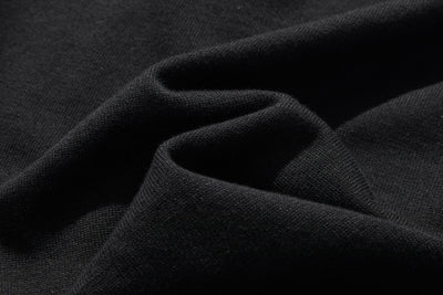 ★新色★年中愛用！超人気コットンニットシリーズ　シンプルなのにお洒落、私の定番ニット　ブラック　 230214-6