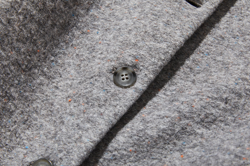 上品な印象のウールジャケット　ショートアウター 裏地付き　241103