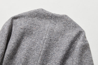 上品な印象のウールジャケット　ショートアウター 裏地付き　241103