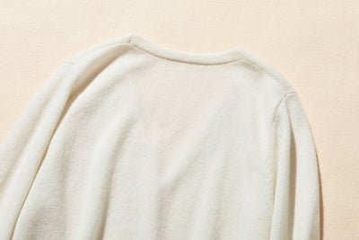 可長期穿著的羊絨開襟衫 V領開襟衫 100%羊絨 241101 