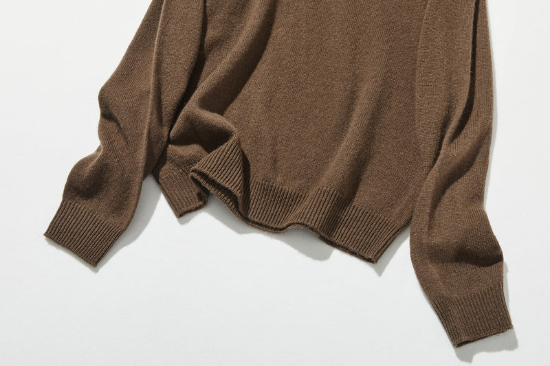 着心地がよく、きれいめに着られる 秋冬の大本命ニット ウール100％　ウールセーター  251120