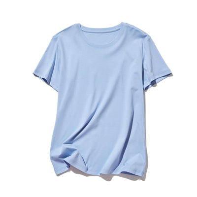 至高の夏素材！「冷感」「ドライタッチ」効果Tシャツ　プレミアムピマコットン100％　カットソー250512