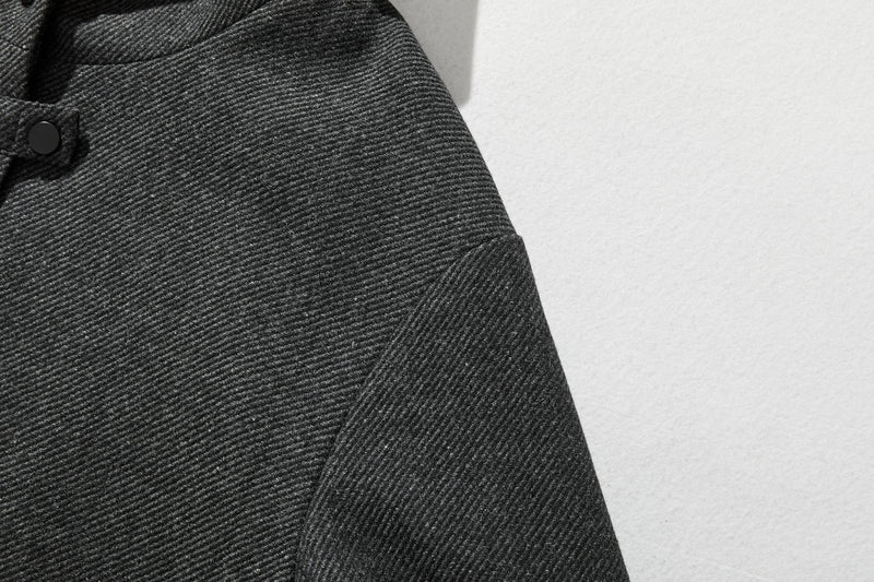 無限百搭成人羊毛大衣連帽外套 221203