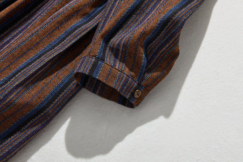 Vintage-inspired ruffle collar dress, long dress 240302-1