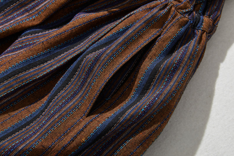 Vintage-inspired ruffle collar dress, long dress 240302-1