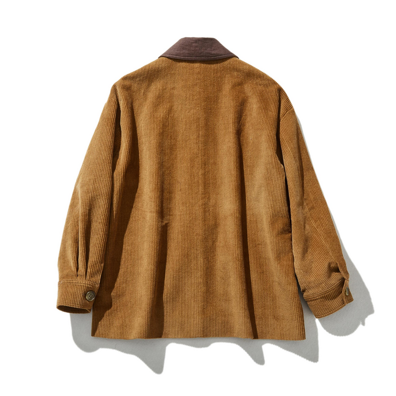 適合各種季節的燈芯絨夾克。 