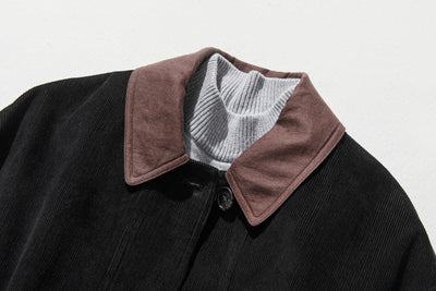 適合各種季節的燈芯絨夾克。 