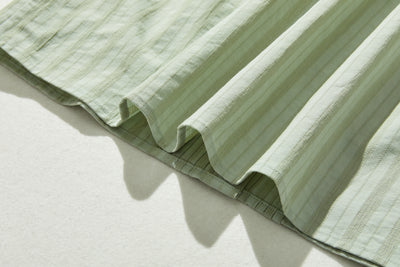 着こなしの幅が広がる上品見えブラウス　コットンリネンジャガード　長袖ブラウス　　　24A05